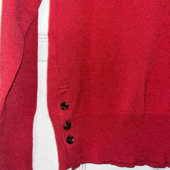 Ann Taylor Red Sweater, Size XSP - Picture 4 of 4